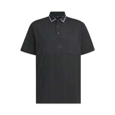 adidas Beyond the Course Jacquard BOS Logo Short Sleeve Shirt "Black"