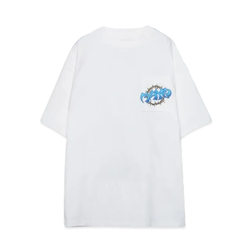 MAYO sunshineL Embroidery short Sleeve Tee "WHITE"