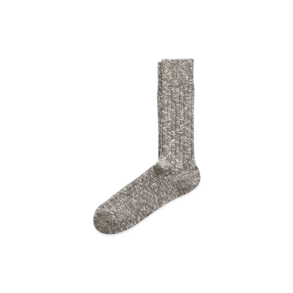 Polo Ralph Lauren Marled Stretch Cotton Blend Socks "Brown"