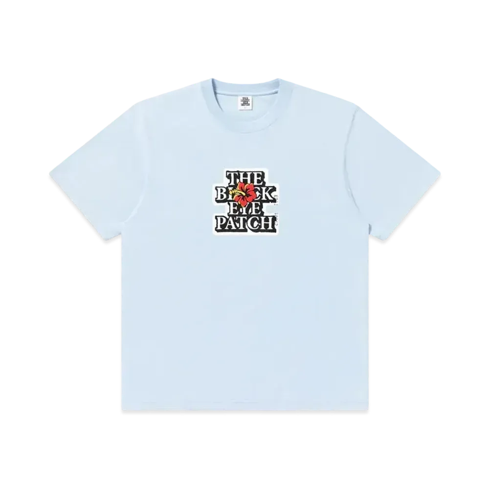 BlackEyePatch Hibiscus OG Label Tee Pastel "Pastel Blue"