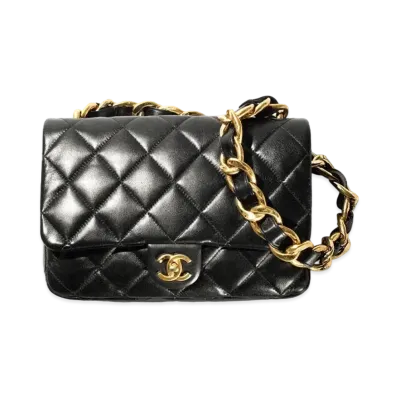 CHANEL Large Flap Bag Lambskin "Black"