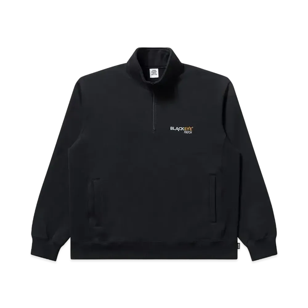 BlackEyePatch Durability Logo Half Zip Sweat "Black"
