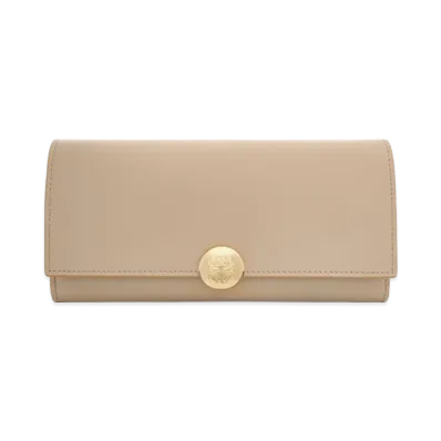 LOEWE Pebble Continental Wallet "Sand"