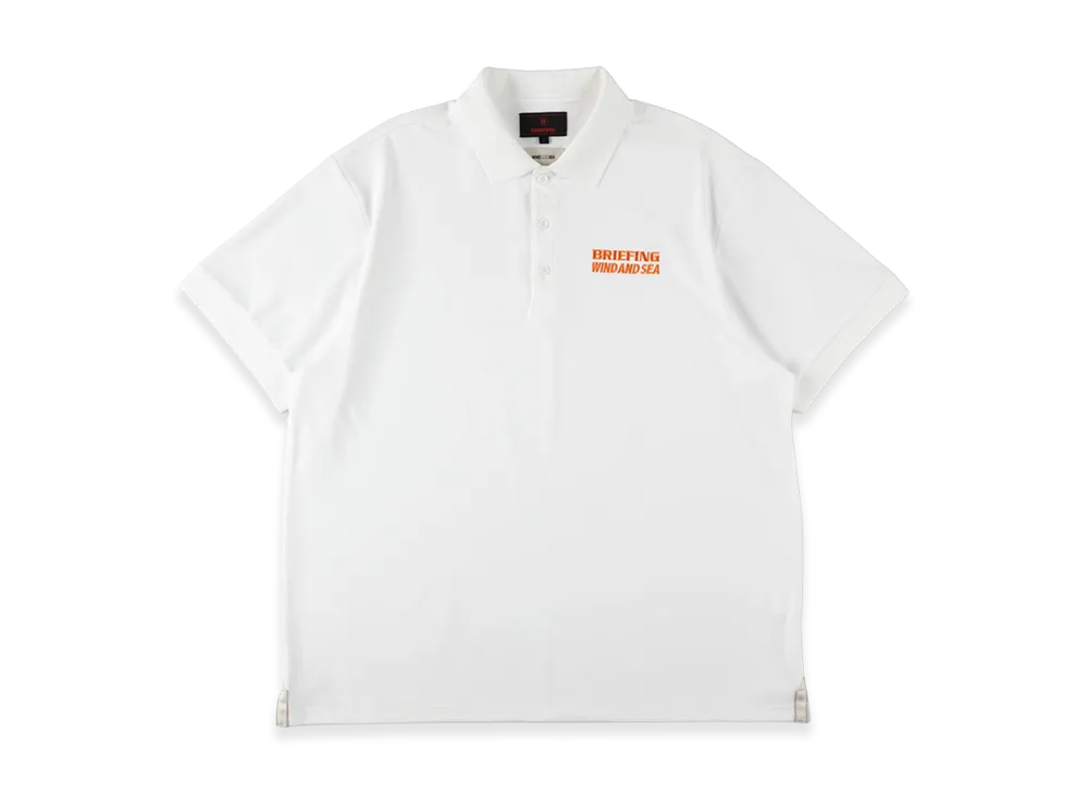 WIND AND SEA x BRIEFING GOLF Polo "White"