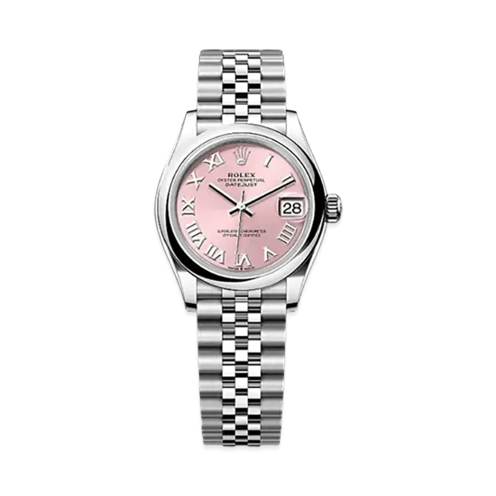 ROLEX Datejust 31 Oystersteel "Pink"