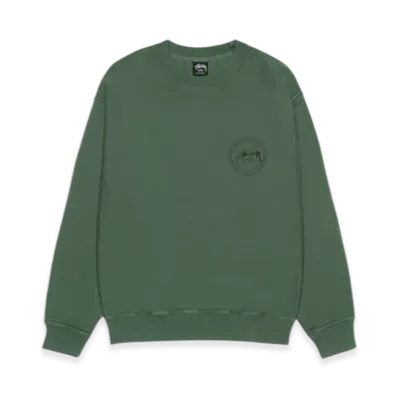 Stussy Wear Crew Pigment Dyed "Pine"