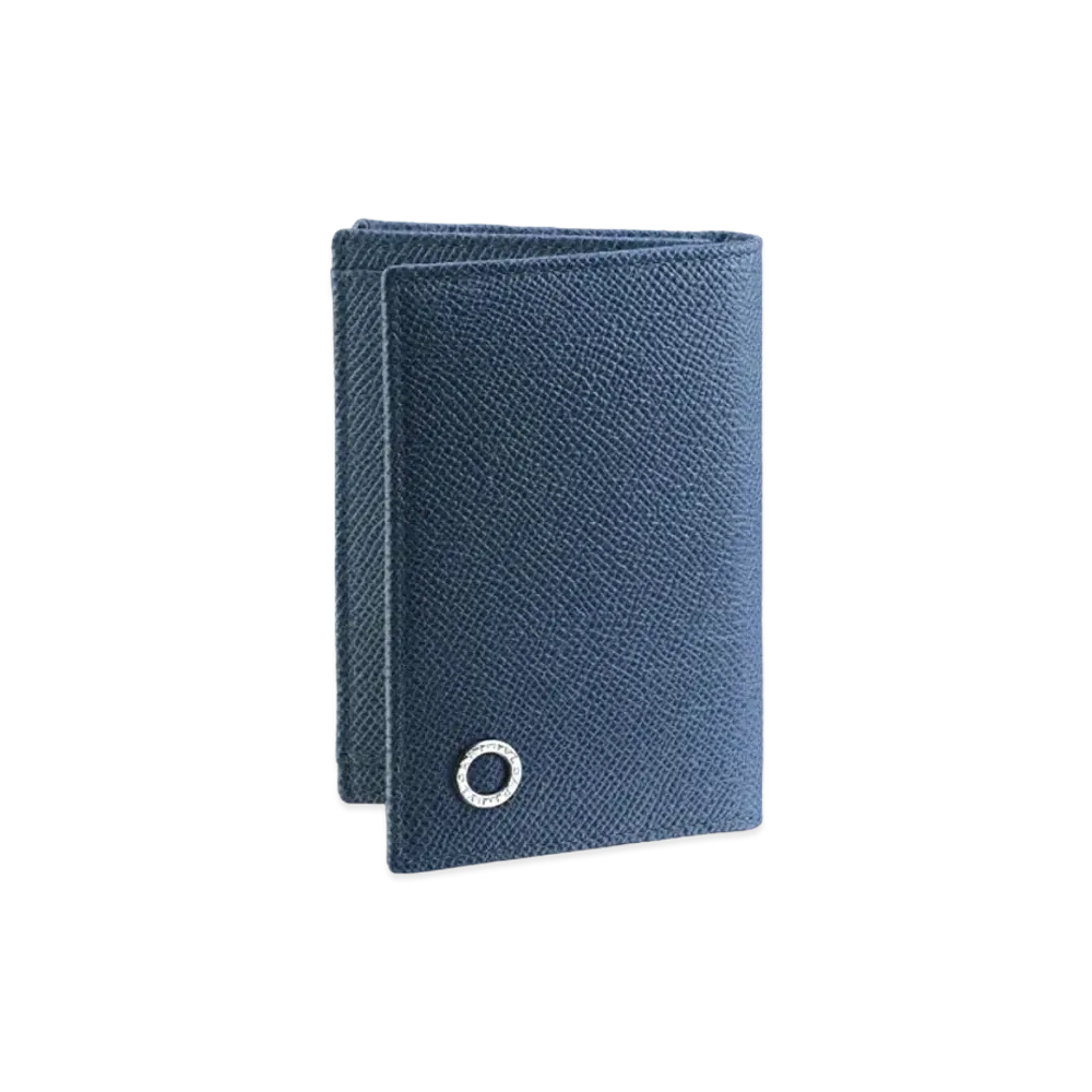 BVLGARI BVLGARI MAN Business Card Holder "Blue"