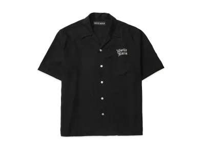 WACKO MARIA 50's Open Collar Shirt "Black"