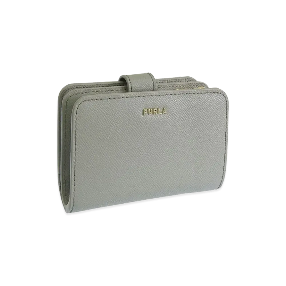 FURLA Classic Bifold M Compact W/Z Wallet "Green"