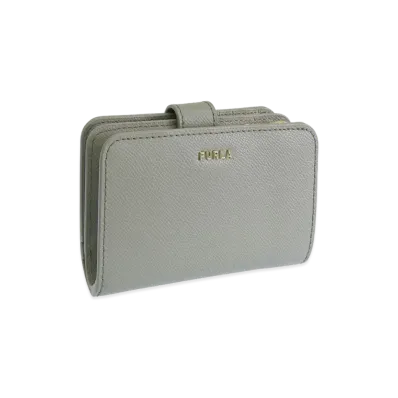 FURLA Classic Bifold M Compact W/Z Wallet "Green"