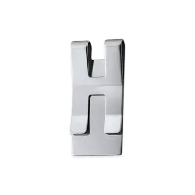 Hermes H Bill Clip "Silver"