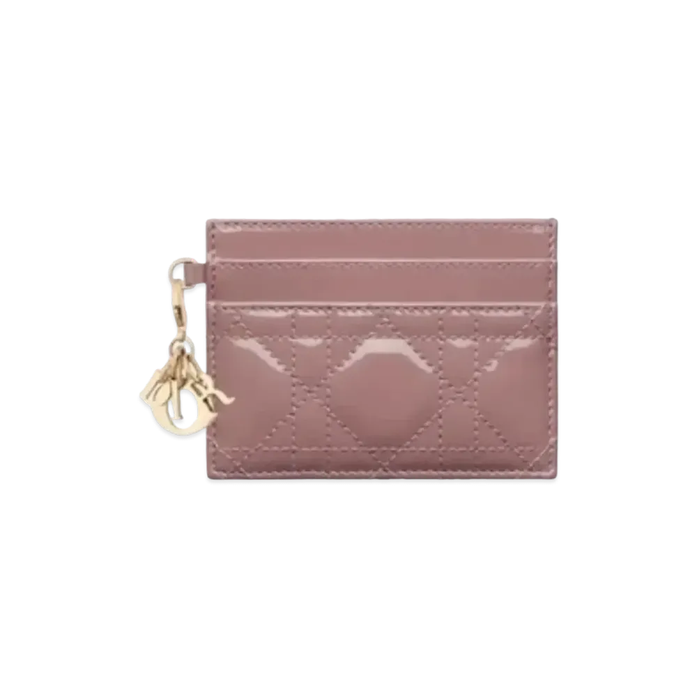 Dior 5 Compartment Card Holder "Pionie Pink"