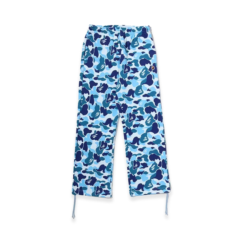 A BATHING APE ABC Camo One Point Relaxed Fit Sweatpants "Blue"