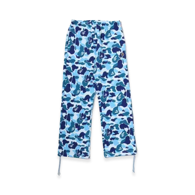 A BATHING APE ABC Camo One Point Relaxed Fit Sweatpants "Blue"