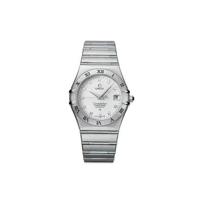 OMEGA Constellation 11P Diamonds 50th Anniversary 35.5MM "Stainless Steel/Yellow Gold/White Shell" 1504.35.00