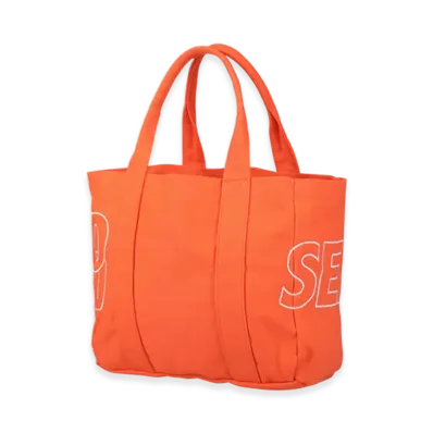 WIND AND SEA Mulch Pocket Tote Bag "Orange"