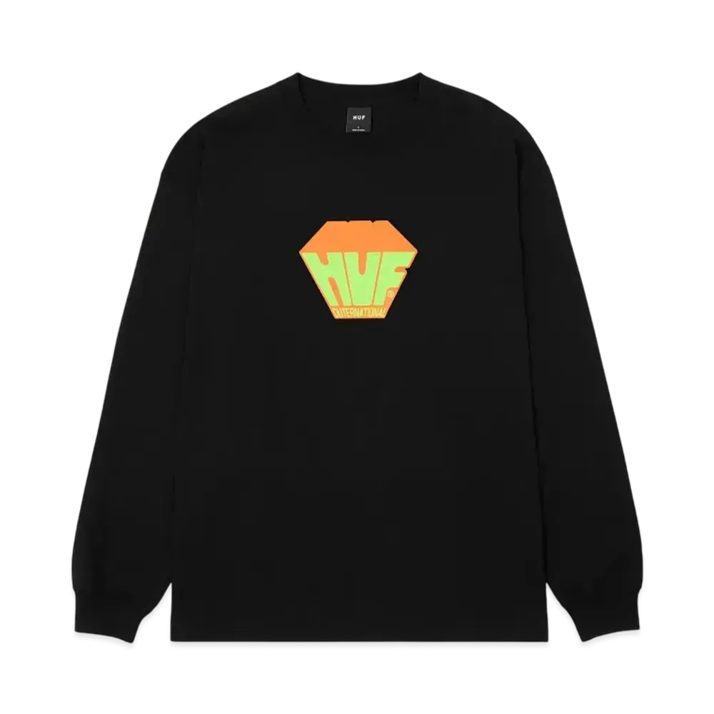 HUF Big Block LS Tee "Black"