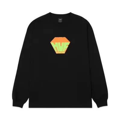 HUF Big Block LS Tee "Black"