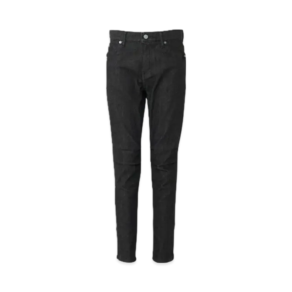 HYSTERIC GLAMOUR Slim Denim Pants with Zip "Black"