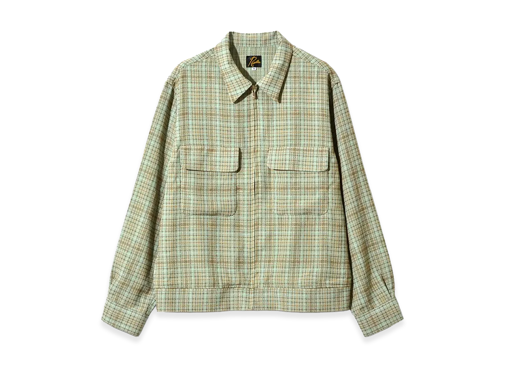 NEEDLES Sports Jacket - Dobby Grid "Mint"