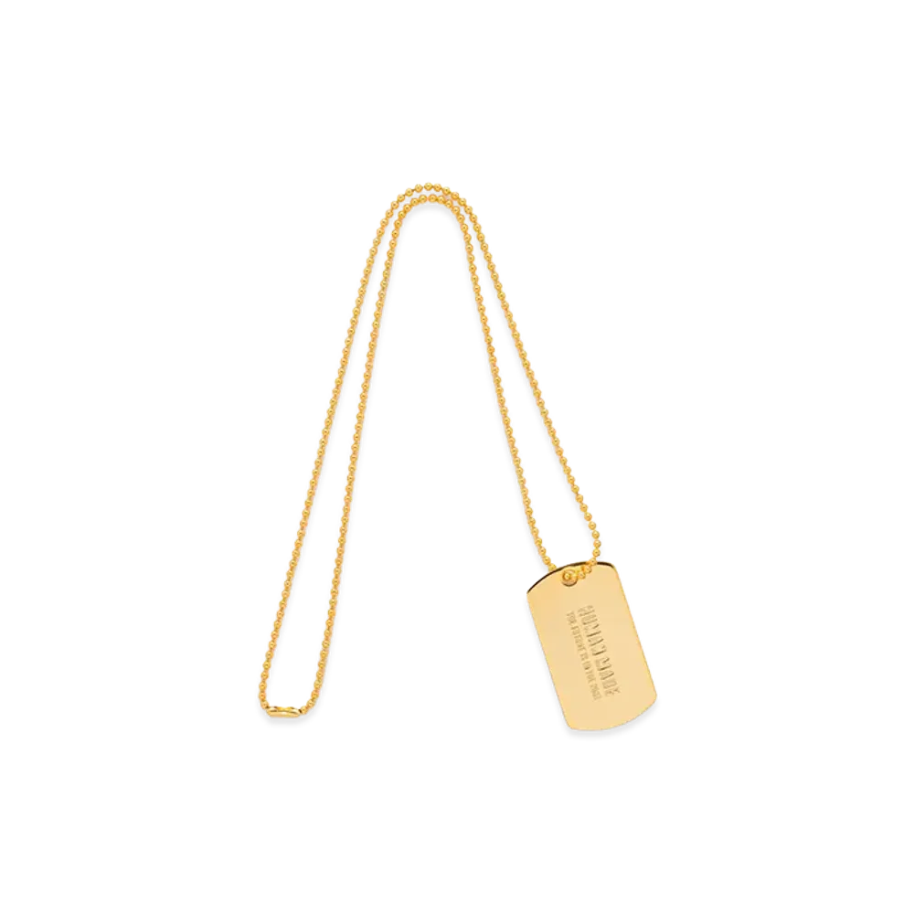 HUMAN MADE Silver Necklace "Gold"