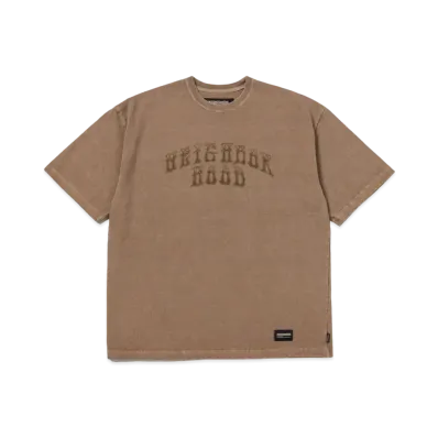 NEIGHBORHOOD Pigment Dyed Crewneck SS "Khaki"