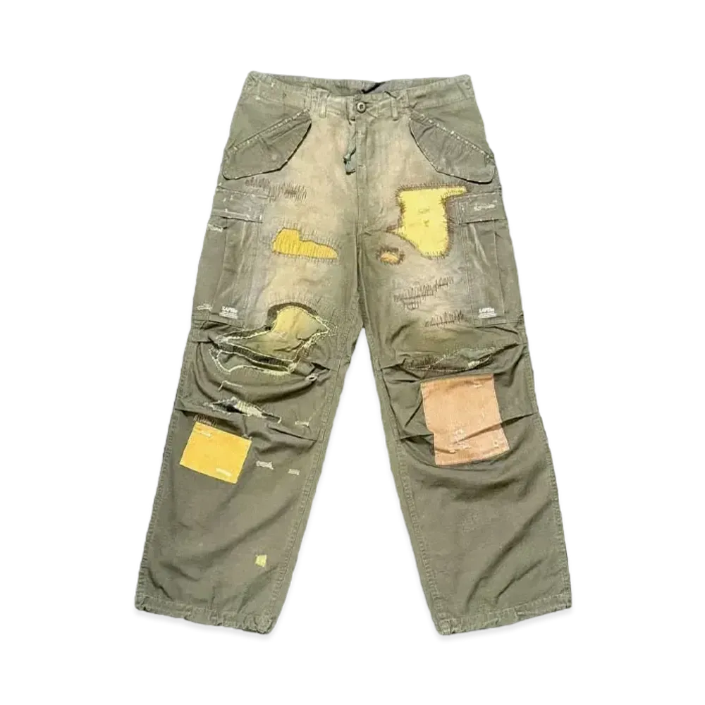 SAPEur M-65 Re:Make Cargo Pants "Olive"