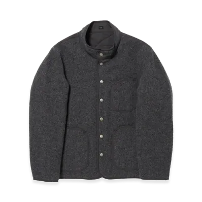 T.T Taiga Takahashi LOT.323 Quilt Lining Blanket Jacket "Gray"