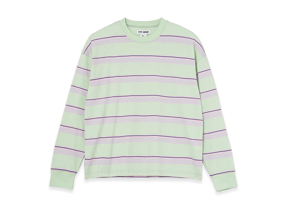 TTTMSW Border Long Sleeve Tee "Pale Green"