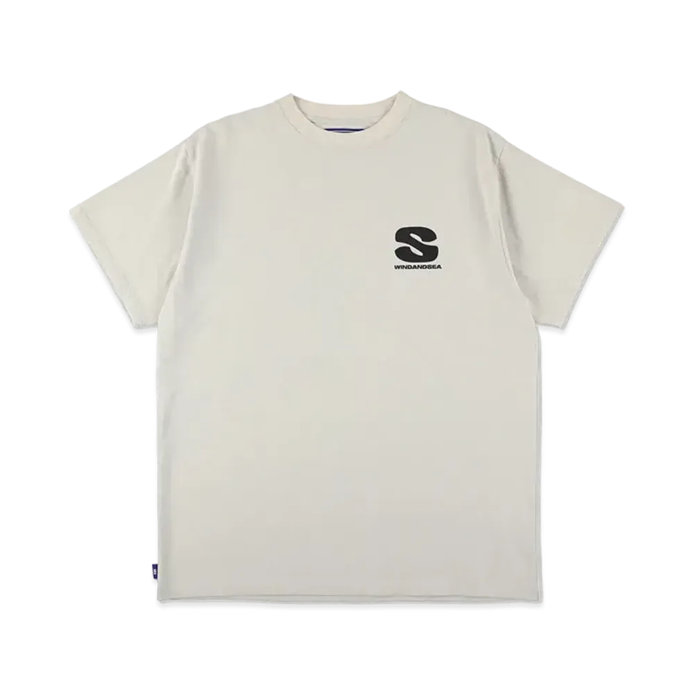 WIND AND SEA Fluffy Wind S/S Tee "Beige"