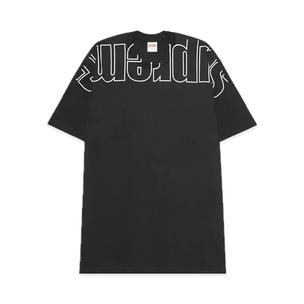 Supreme Upside Down Tee "Black"