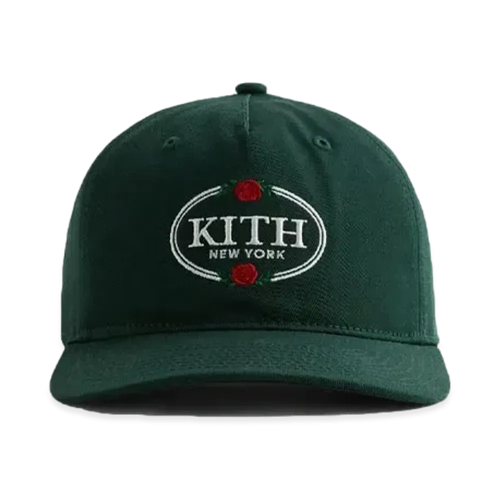 Kith Twill Pinch Crown Snapback Hat "Stadium"