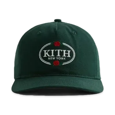 Kith Twill Pinch Crown Snapback Hat "Stadium"
