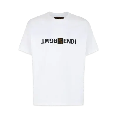 Fragment x FENDI Men's Logo T-shirt "White"