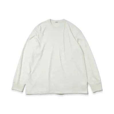 A.PRESSE Cashmere Blend L/S T-Shirt "White"