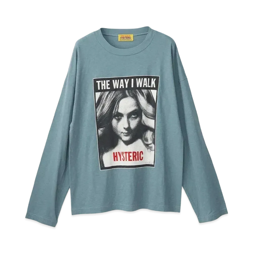 HYSTERIC GLAMOUR The Way T-Shirt "Blue"