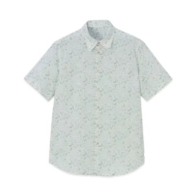 Paul Smith Nettle Short Sleeve Shirt "White"