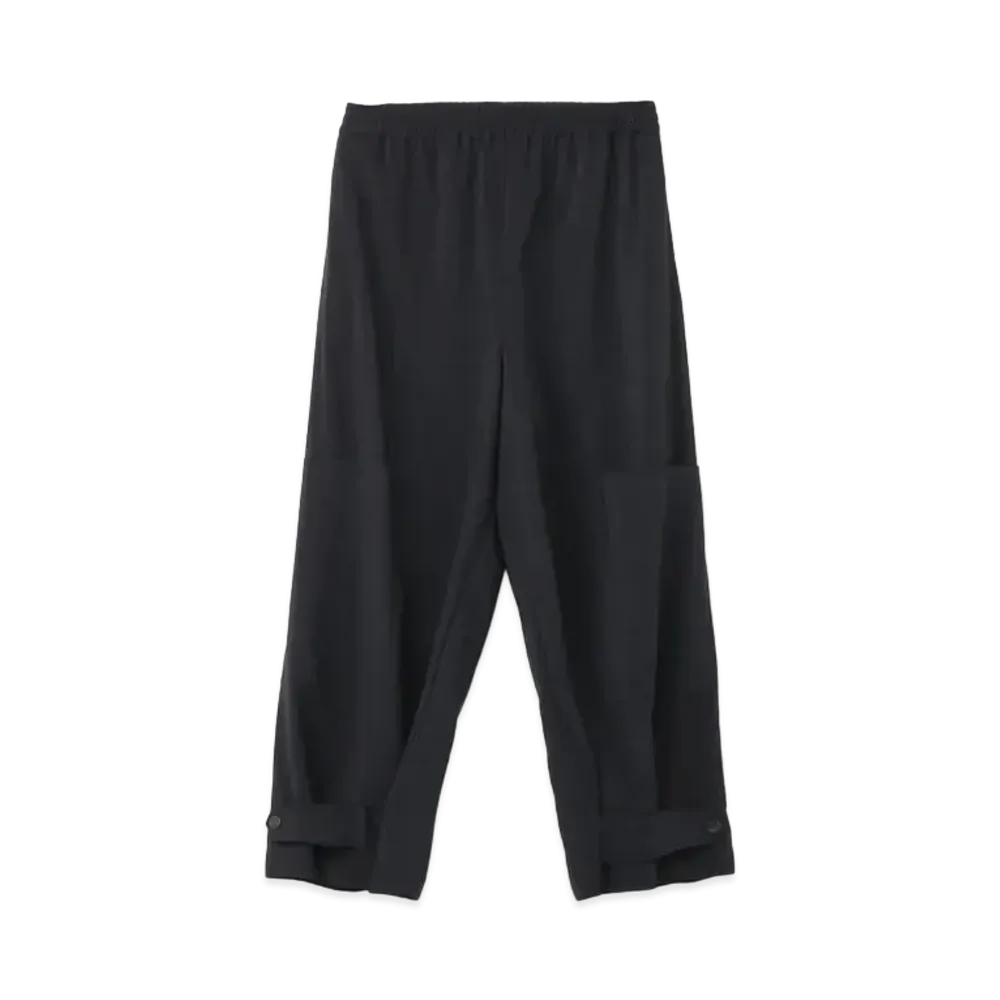 Yohji Yamamoto Y's TWISTED POLY NATURAL STRETCH POCKET P "Black"