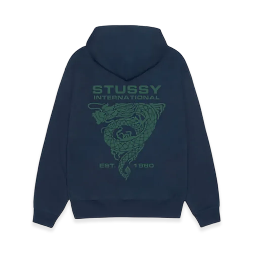 Stussy Dragon Hoodie "Navy"