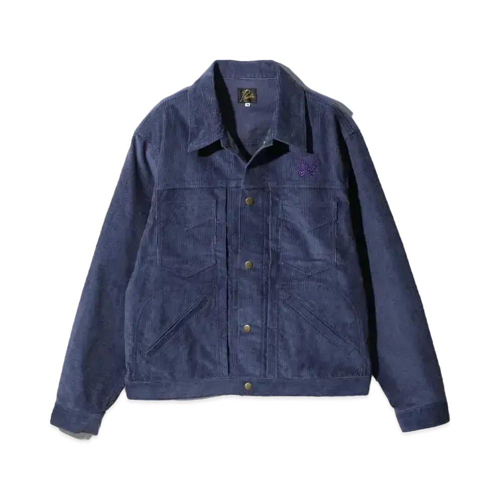 Needles Penny Jean Jacket 14W Corduroy "Blue"