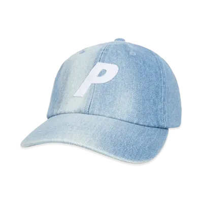 PALACE Bleached Denim P 6-Panel "Stonewash"