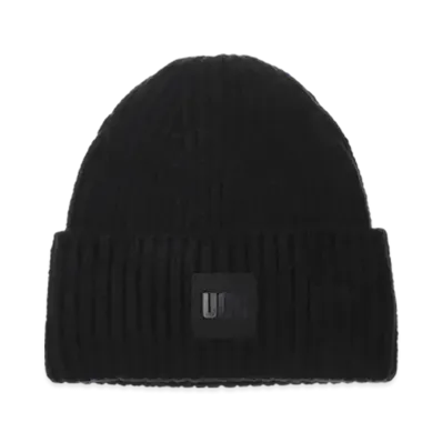 UGG Hat Chunky Rib Beanie "Black"