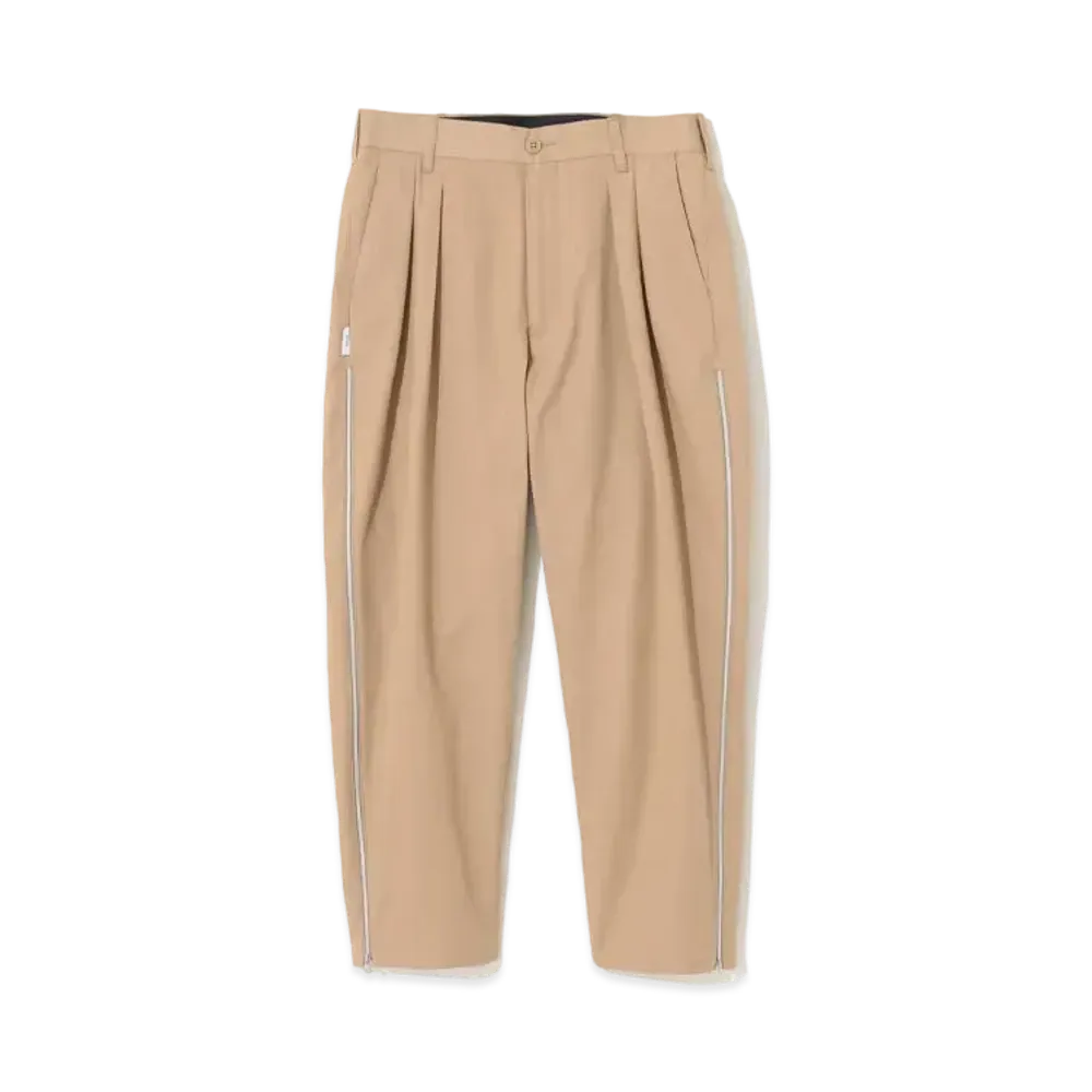 UNDERCOVER x WTAPS T/C TWILL SIDE ZIP 2TUCK PT "Beige"