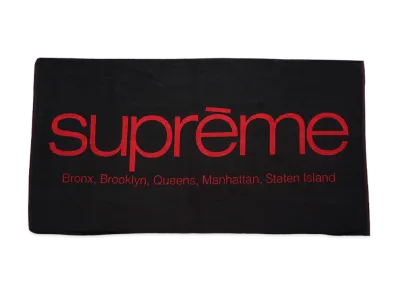 Supreme Five Boroughs Towel "Black"