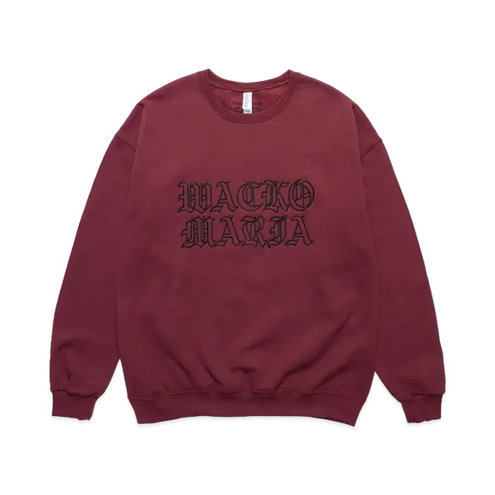 WACKO MARIA Sweat Shirt "Burgundy"