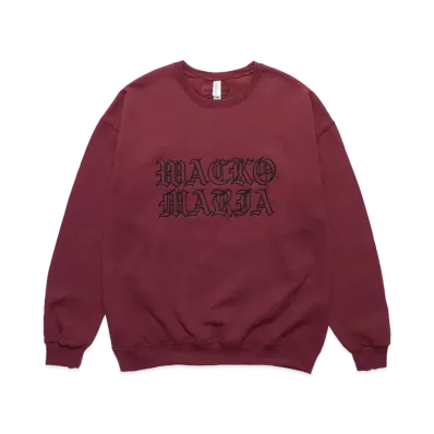 WACKO MARIA Sweat Shirt "Burgundy"