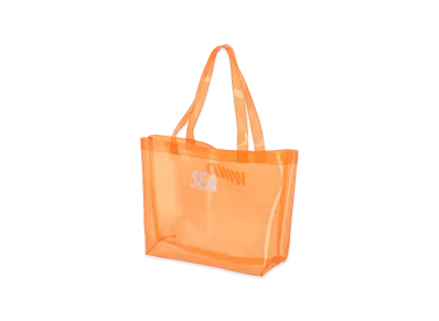 WIND AND SEA x BRIEFING GOLF Sea Clear Bag "Neon Orange"
