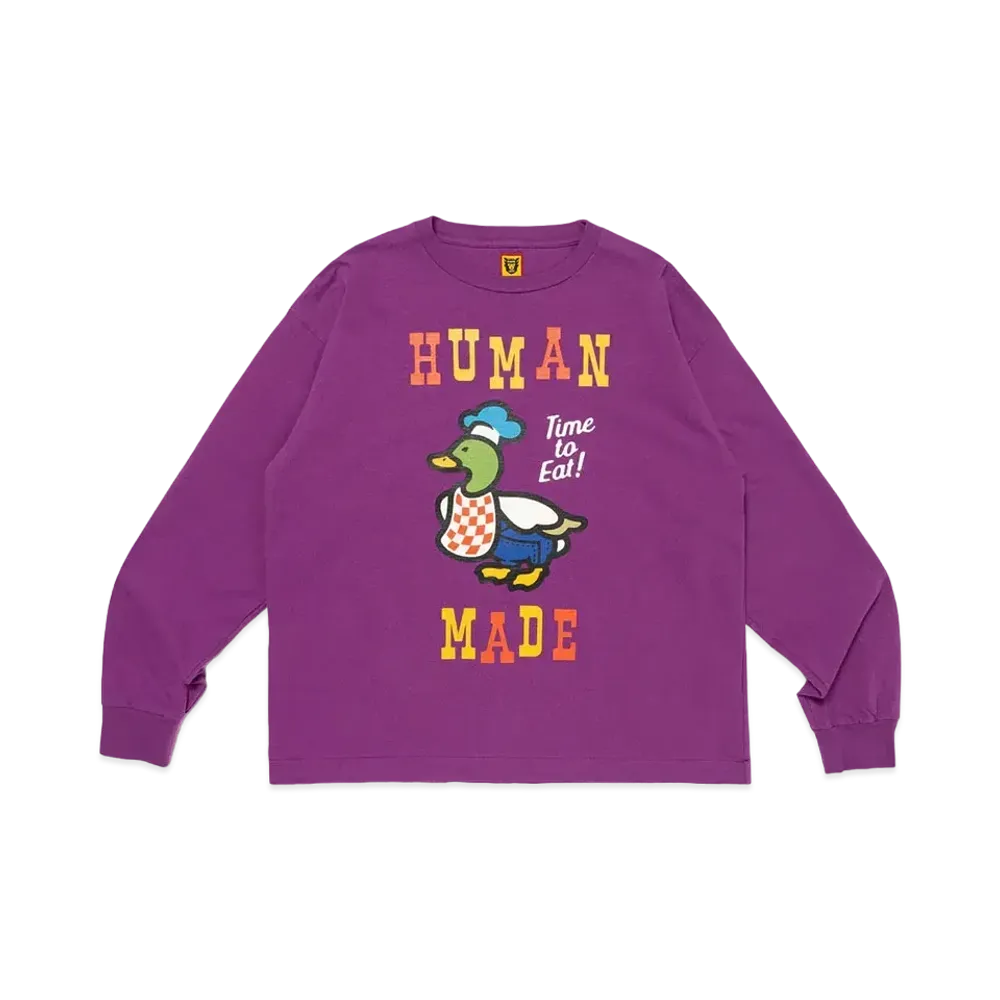 HUMAN MADE Graphic L/S T-Shirt "Purple"