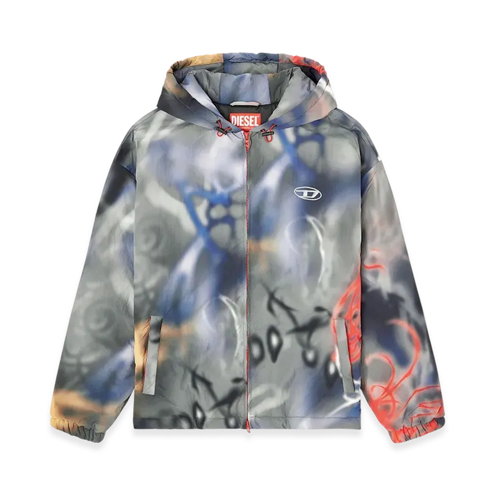 Diesel J-Mirr Hooded Jacket "Blue/Grey"