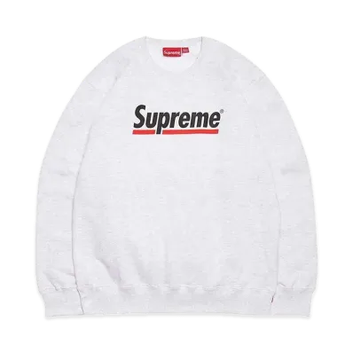 Supreme Underline Crewneck "Grey"